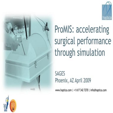 Haptica ProMIS @ SAGES 2010 | PPS