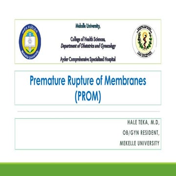 Prom lecture by hale