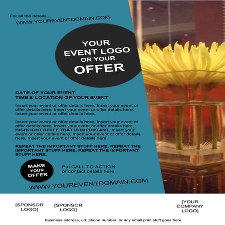 Promo flyer 1 Template