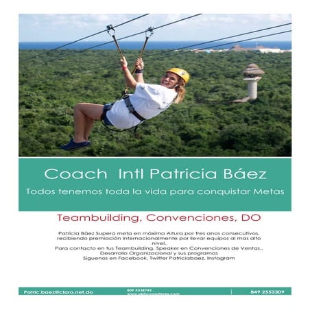 Patricia Baez Republica Dominicana, Punta Cana, RD, Head Hunter Teambuilding Coach