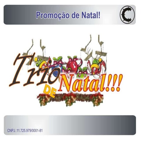 Promoção Trio de Natal CerealMaster