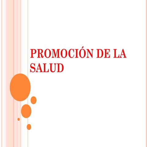 Promocion de la salud