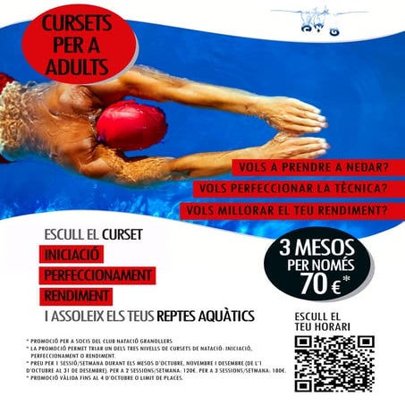 Promoció cursets per adults