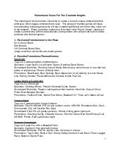 Minor League Baseball Promo ideas 