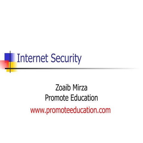 Promote Education Internet Security