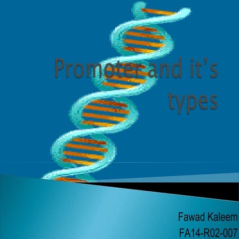 Promoter and its types