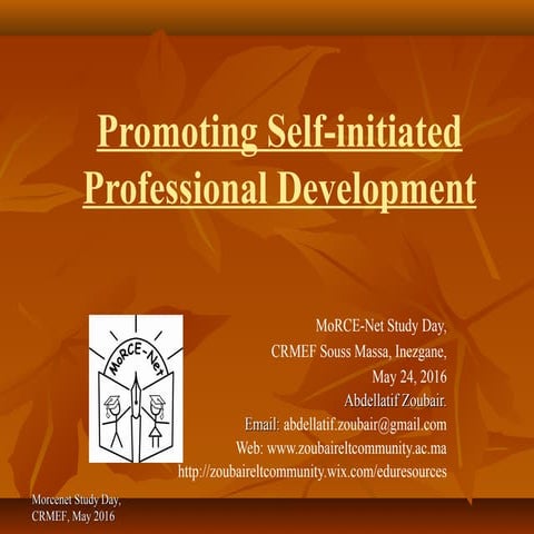 Promoting Self-initiated Professional Development