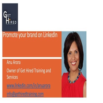 Promote your brand through LinkedIn 