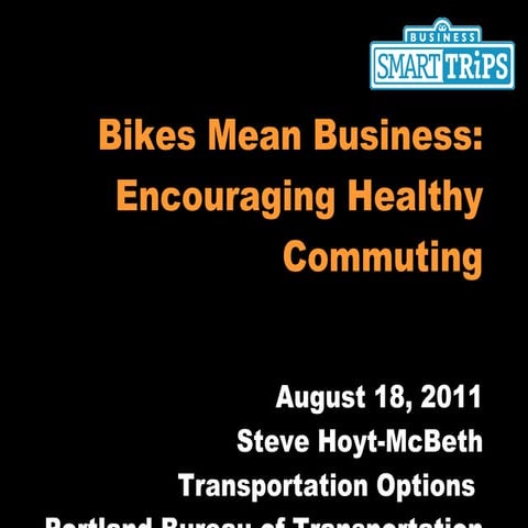 Promoting biking workplace-aug2011