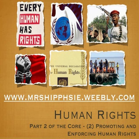 Promoting and Enforcing Human Rights - HSC Legal Studies