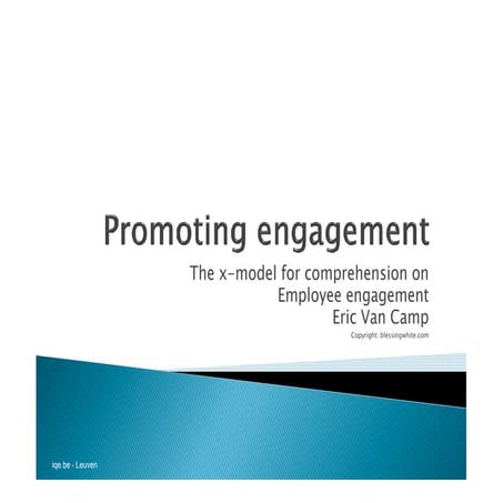 Promoting engagement with  the model x-tool - BlessingWhite.com