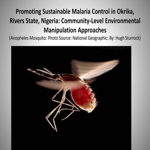 Promoting environmental management for malaria control.4.2015