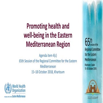 Promoting health and well-being - English | PPTX