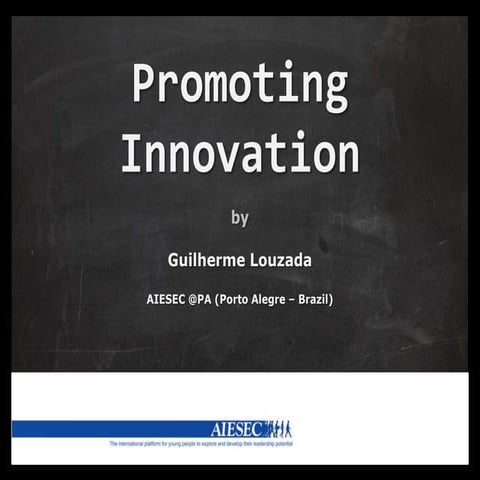Promoting Innovation