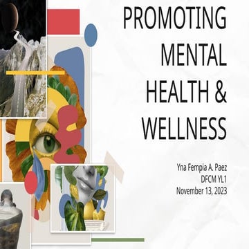 Promoting Mental Health and Wellness.pptx