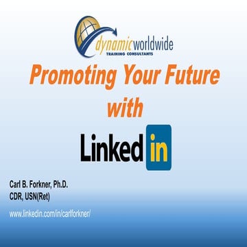 Promoting Your Future with LinkedIn