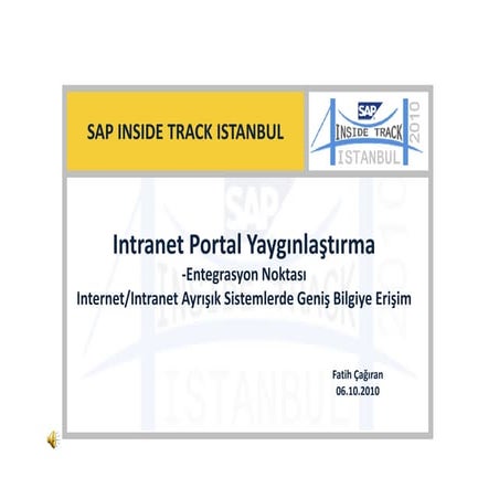 Sharepoint 2010 Sunumu | PPTX