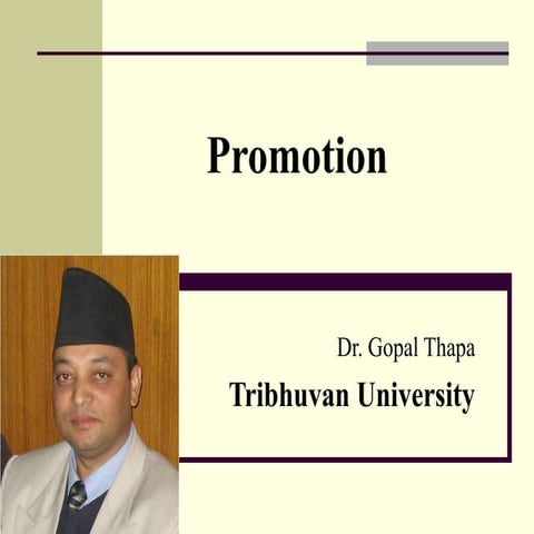 Promotion (Marketing Communication)