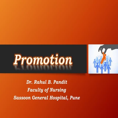 Promotion