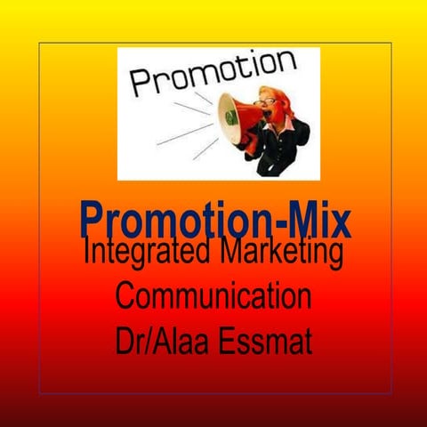 Promotion mix