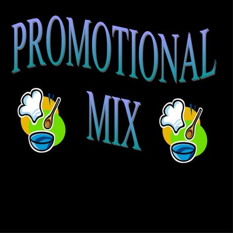 Promotional mix