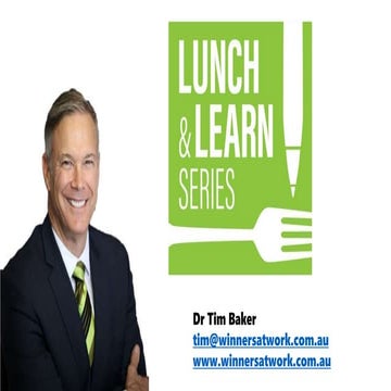 Lunch & Learn for Busy Leaders 