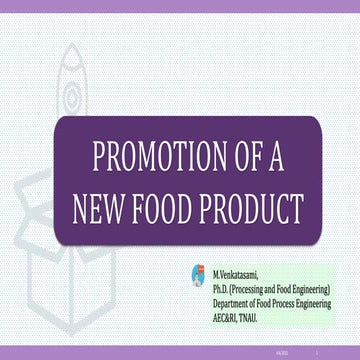 Promotion of new product