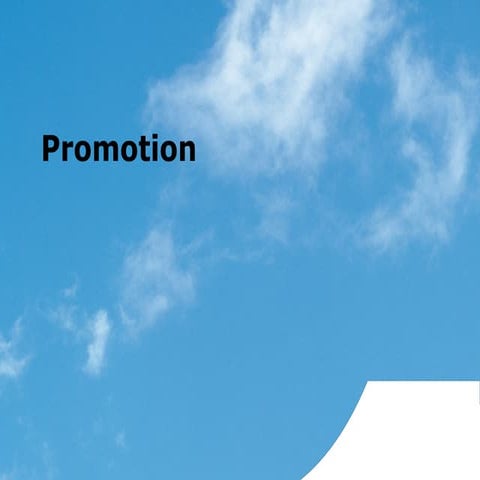 PROMOTION MBA II SEM : MARKETING MANAGEMENT