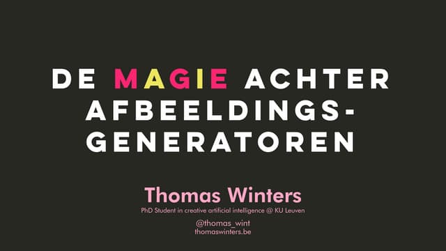 De magie achter afbeeldingsgenerators