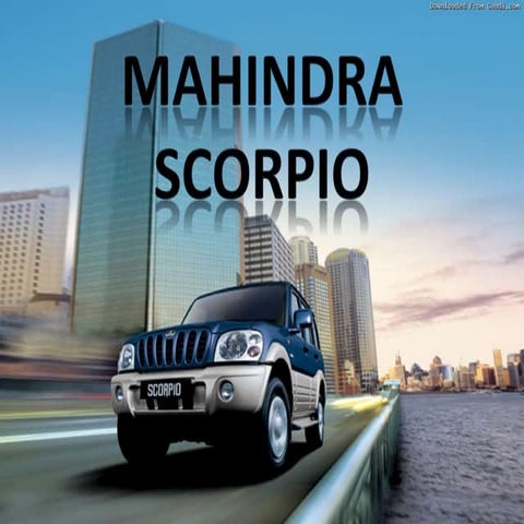 Promstrat pgp30373 MAHINDRA SCORPIO