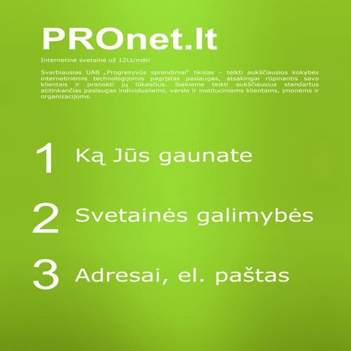 Internetas ir elektroninis paštas | PPTX