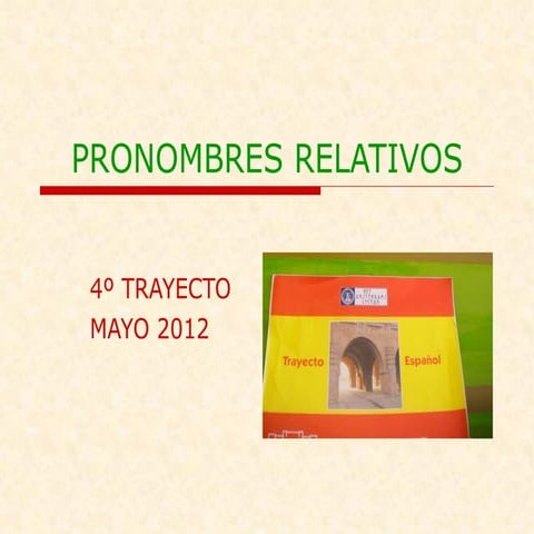 Pronombres relativos