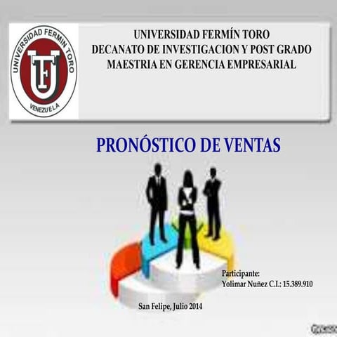Pronostico de venta
