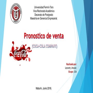 Pronostico de ventas