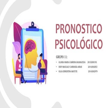 Pronostico psicológico 