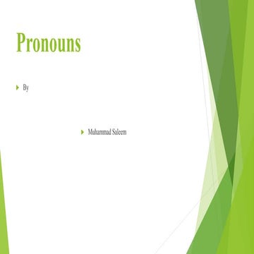 Pronoun