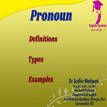 Pronoun 