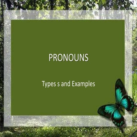 Pronouns
