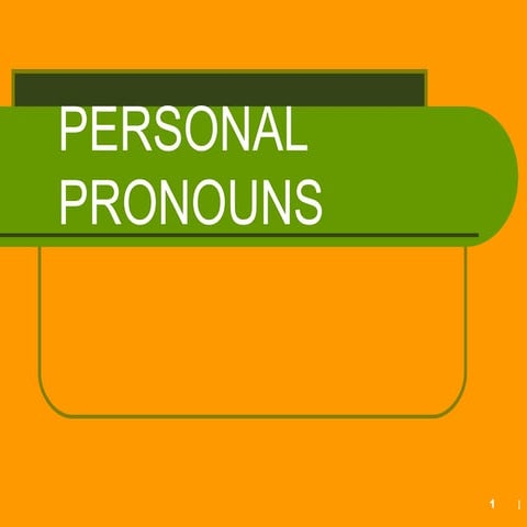 Pronouns