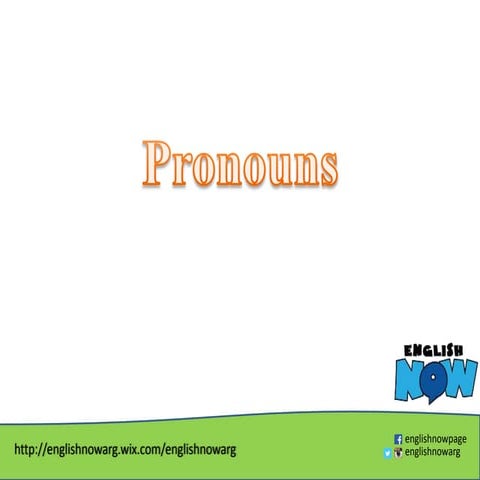 Pronouns