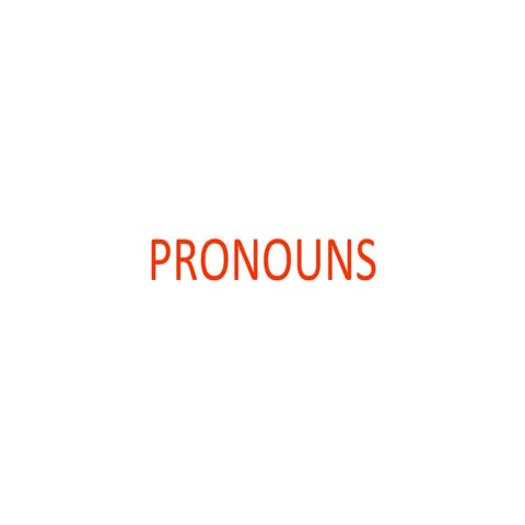 Pronouns[1]