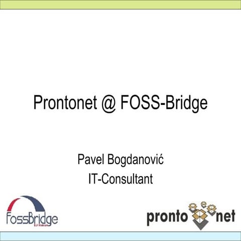 Prontonet | ODP