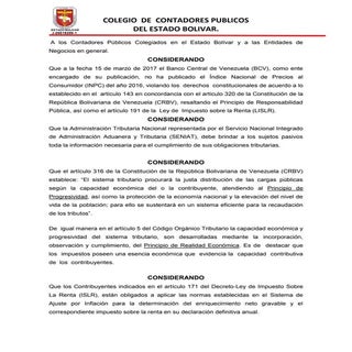 Pronunciamiento del Colegio de Cont...