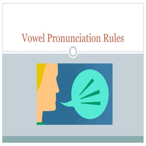 Pronunciation Rules