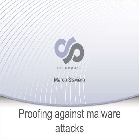 Reverse Engineering Malware | PPTX
