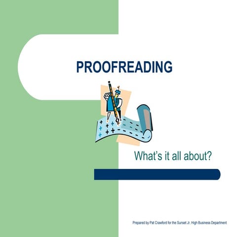 Proofreading