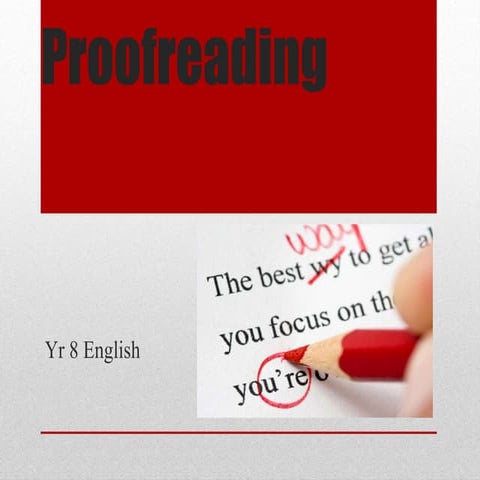 Proofreading