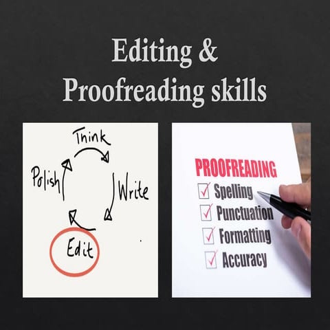 Proofreading & Editing Skills ppt slides