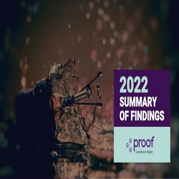 Proof Strategies CanTrust Index 2025 Report | PDF