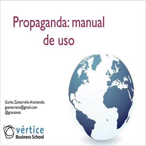 Propaganda política: manual de uso